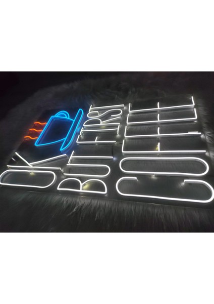 But First Coffee Neon LED TABELA(80X50CM)
