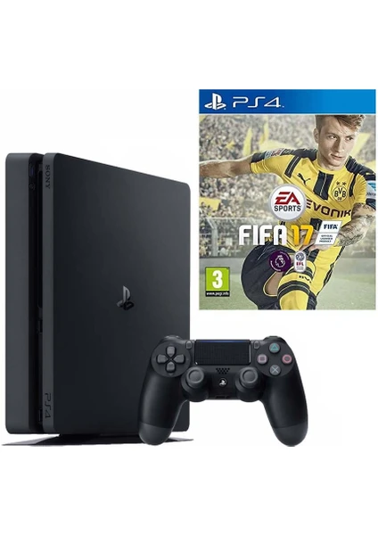 Playstation 4 Slim Oyun Konsolu 500GB Orjinal Kol Fifa 17 Ps4 Oyun