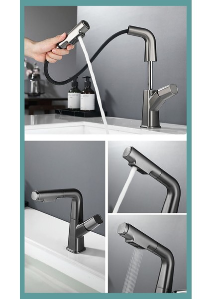 Mutfak Evye Banyo Lavabo Bataryası Asansörlü Yeni Sistem Antrasit Gri Fiskiyeli 5 Yıl Garantili