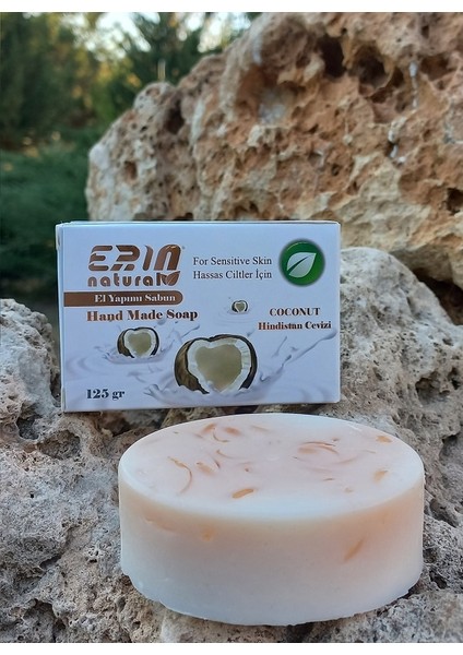 El Yapımı Hindistan Cevizi Yağlı Sabun 125 gr modelleri