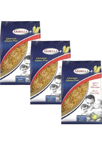 Plus Glutensiz Arpa Şehriye 400 gr x 3 Adet