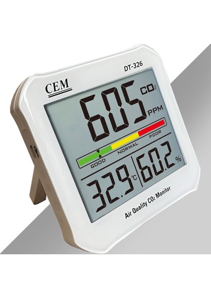 DT-326 Dijital Hava Kalitesi ve Karbondioksit Ölçüm Cihazı