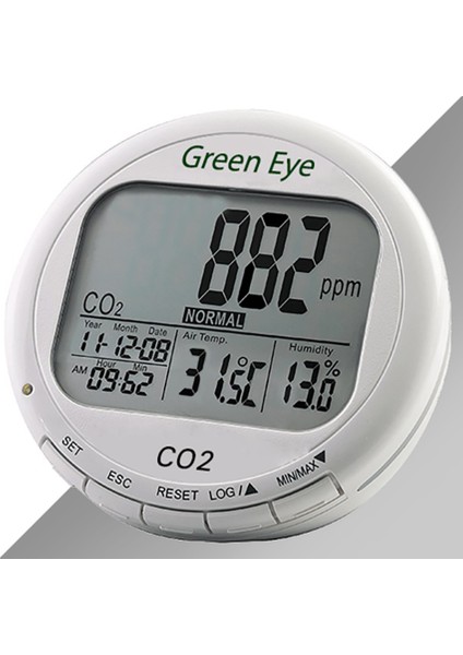 Az 7798 Dijital Karbondioksit, Sıcaklık ve Nem Kayıt Cihazı