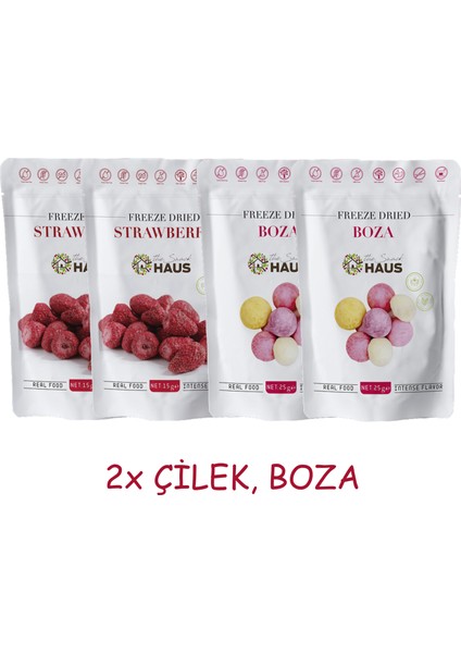 Freeze Dried Çilek, Boza