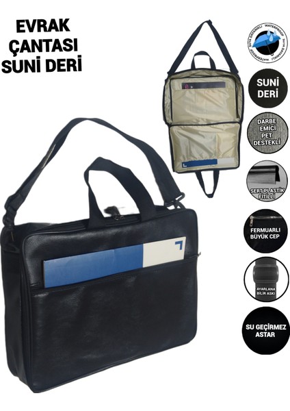 Evrak Çantası Suni Deri Su Geçirmez Astar fırsatları