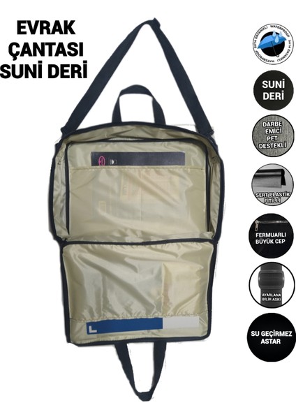 Evrak Çantası Suni Deri Su Geçirmez Astar indirimleri