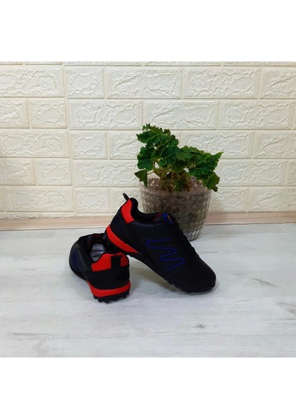 29143 Siyah-Kırmızı Erkek Çocuk Halı Saha Futbol Ayakkabı fiyatları