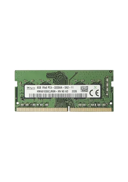 Sk Hynix HMA81GS6CJR8N-XN 8 GB Ddr4 3200 Mhz CL22 Notebook Ram