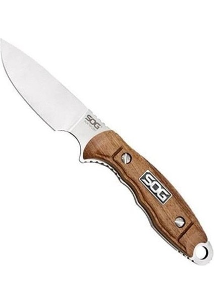 Balıkmarketim Sog HT012L-CP Huntspoint Skinning Ahşap Sap Bıçak