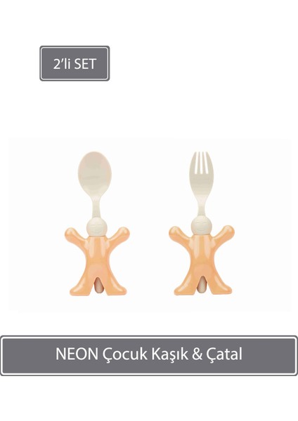 Neon Çocuk Kaşık & Çatal