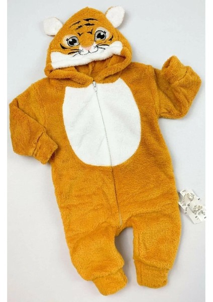 Welsoft Peluş Kız Erkek Bebek Çocuk Kaplan Uyku Tulumu ,kaplan Kostüm