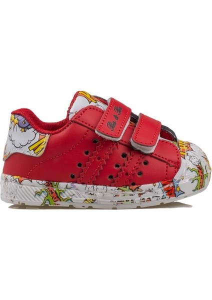 Kırmızı Hero İlk Adım Bebe Sneaker