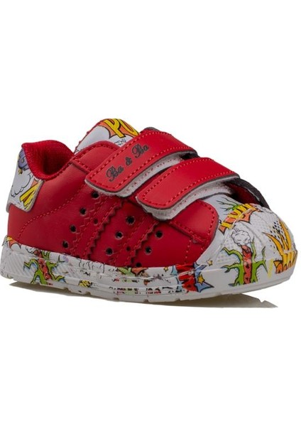 Kırmızı Hero İlk Adım Bebe Sneaker
