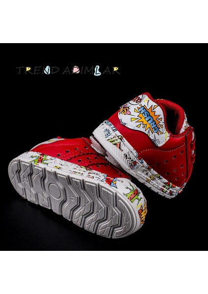 Kırmızı Hero İlk Adım Bebe Sneaker