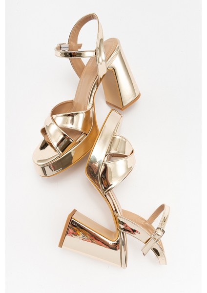 Lello Altın Kadın Topuklu Ayakkabı indirimleri