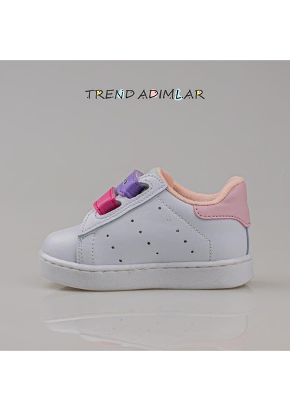 Trend Adımlar Lila Işıklı Ilk Adım Bebe Sneaker