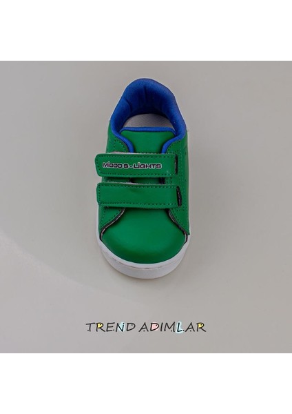 Trend Adımlar Yeşil Işıklı Ilk Adım Bebe Sneaker