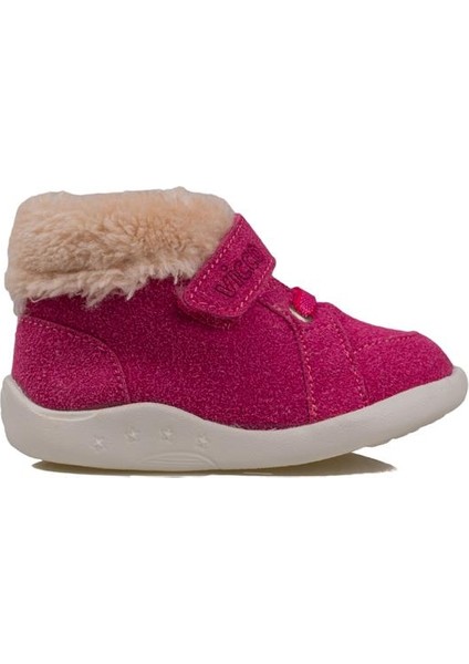 Fuşya Tinky İlk Adım Süet Bot