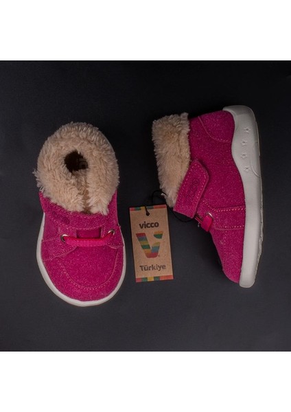 Fuşya Tinky İlk Adım Süet Bot indirimleri