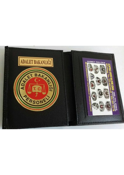 Adalet Bakanlığı Rozetli Cüzdanı Satınal.-Sadece,kurum Adresıne Göderilir,sivil Adrese Gönderilmez