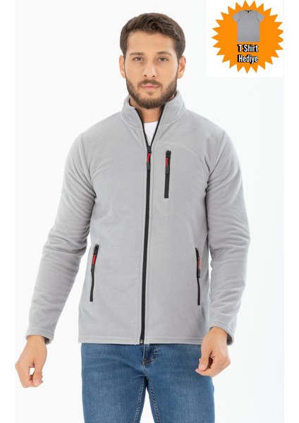 Erkek Polar Ceket (T-SHIRT HEDİYELİ )