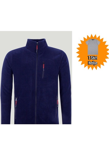 Erkek Polar Ceket (T-SHIRT HEDİYELİ )