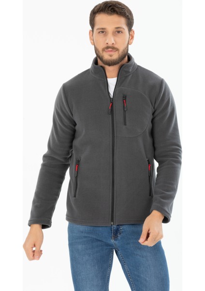 Erkek Polar Üç Cepli Softshell