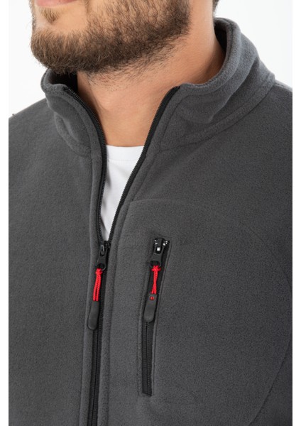 Erkek Polar Üç Cepli Softshell
