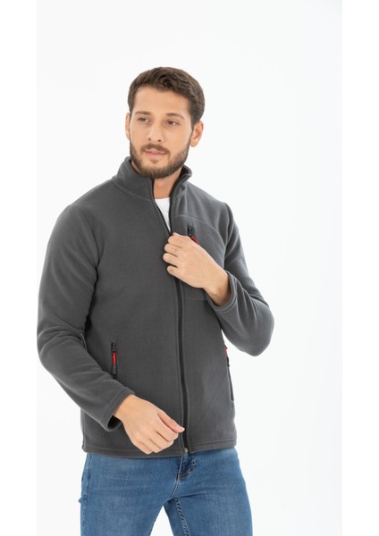 Erkek Polar Üç Cepli Softshell