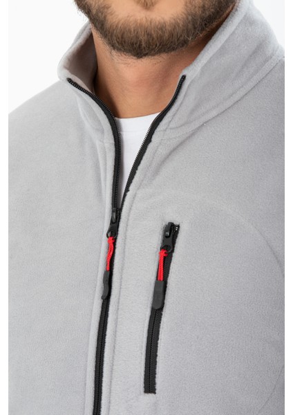 Erkek Polar Üç Cepli Softshell