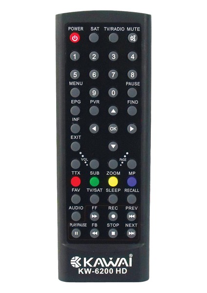 Kr Kawai KW-6200 Hd Uydu Kumandası (31808=31533) (81)