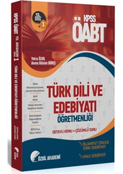 ÖABT Türk Dili ve Edebiyatı 1. Kitap Halk Edebiyatı Konu Anlatımlı Soru Bankası