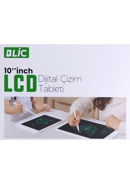 10 Inch Pilli Digital Çizim Tableti Kırmızı Btb-4