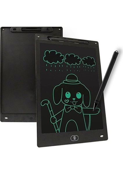 10 Inch Pilli Digital Çizim Tableti Siyah Btb-4