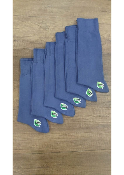 Leement Socks Erkek 6 Çift Dikişsiz Bambu Klasik Çorap