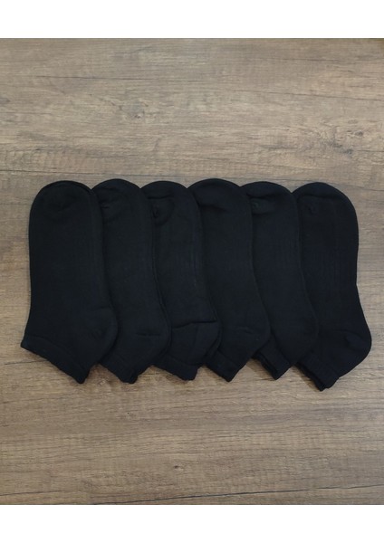 6 Çift Bambu Patik Çorap Dikişsiz