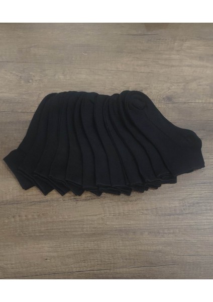 12 Çift Bambu Dikişsiz Kısa Patik Çorap