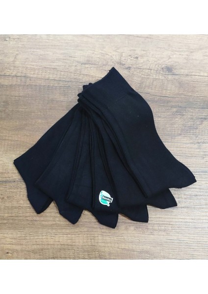 Erkek 6 Çift Klasik Bambu Çorap Dikişsiz Burun