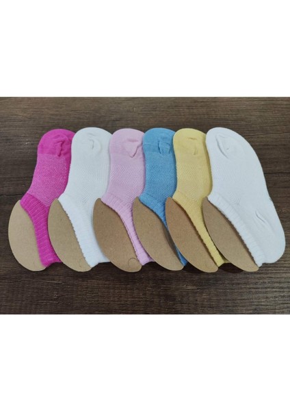Çocuk 6 Çift Kısa Snekers Çorap Burun Dikişsiz