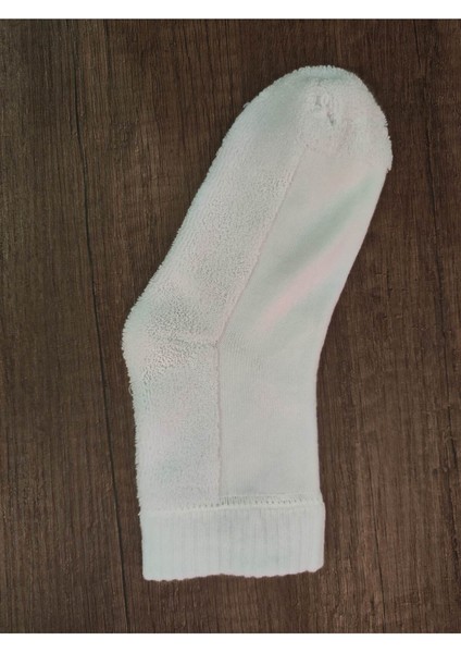 Leement Socks Çocuk Taban Altı Havlu Çorap 4 Çift Pamuklu Dikişsiz Burun