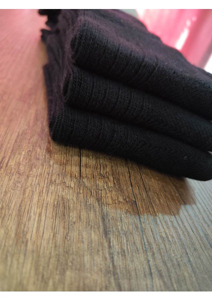 Kadın Lastiksiz Dizaltı Yün Çorap 3 Çift Gerçek Yün fiyatları