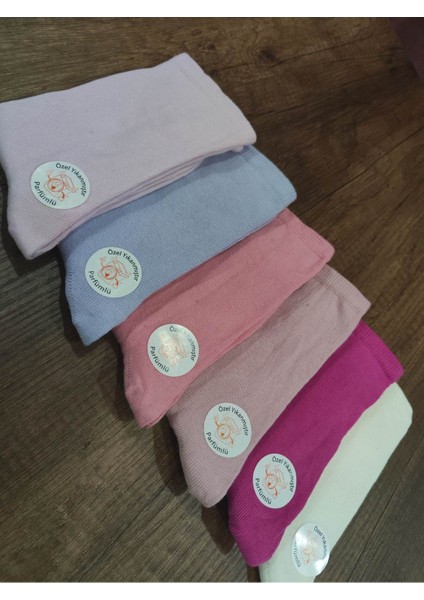 Desenli Pamuklu Çorap 6 Çift Kokulu Penye fiyatları