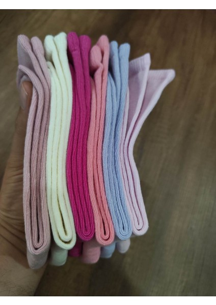 Desenli Pamuklu Çorap 6 Çift Kokulu Penye modelleri