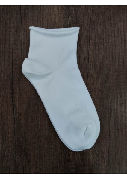 4 Çift Kısa Konç Lastiksiz Çorap Pamuklu Dikişsiz Seri indirimleri