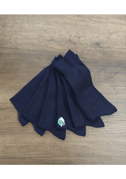 Erkek 6 Çift Klasik Bambu Çorap Dikişsiz Burun