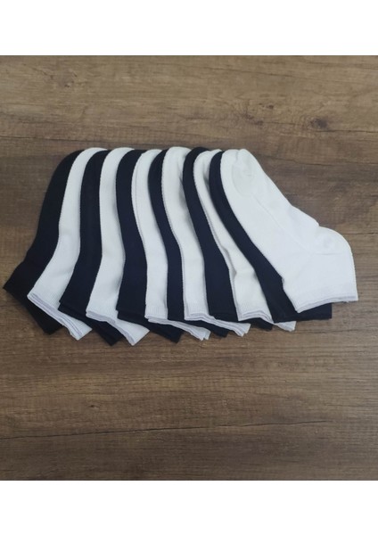 12 Çift Bambu Dikişsiz Kısa Patik Çorap