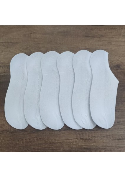 Erkek 6 Çift Pamuklu Sıfır Konç Sneakers Çorap