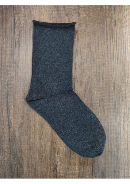 Leement Socks Kadın  Pamuklu 6 Çift Düz Burun Dikişsiz Lastiksiz Çorap