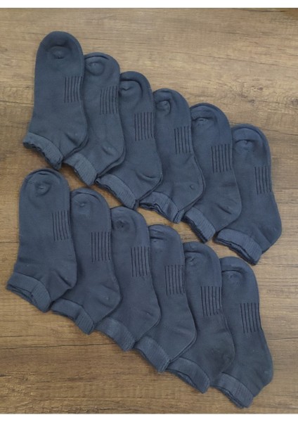 Leement Socks Kadın 12 Çift Bambu Patik Çorap Dikişsiz Yumuşak Dokulu