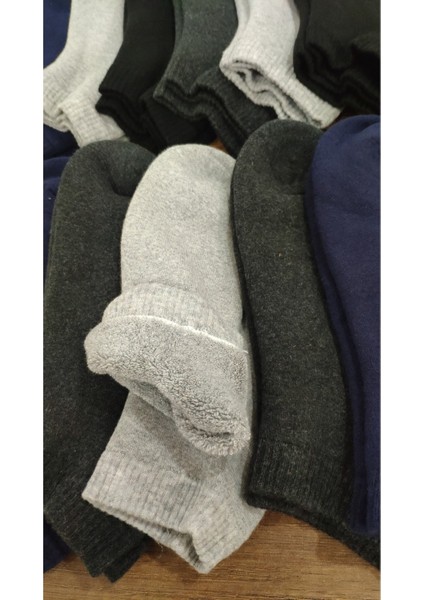 Dikişsiz Kalın Havlu Patik Çorap 12 Çift Pamuklu fiyatları